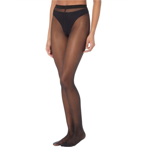 Wolford Floral Back Seam Tights