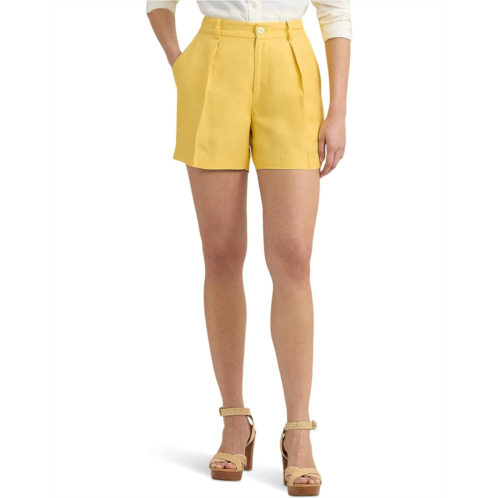 POLO Ralph Lauren LAUREN Ralph Lauren Pleated Linen-Blend Twill Shorts