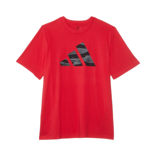 Adidas Kids Tiger Camo Logo Tee (Big Kids)