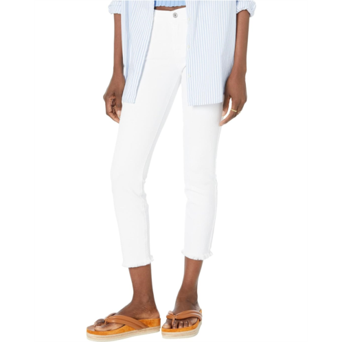 7 For All Mankind Kimmie Crop in Clean White