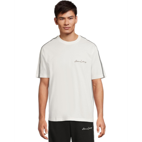 Mens Armani Exchange Signature Logo Tee