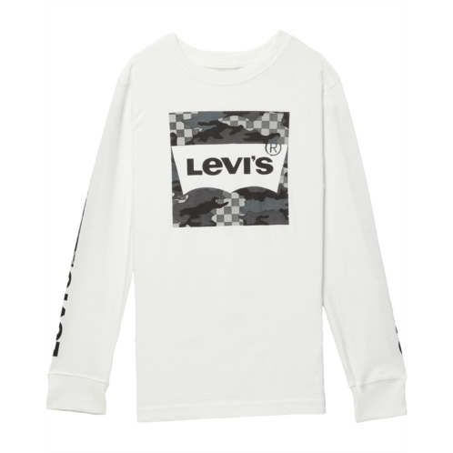 Levi  s Kids Long Sleeve Checkered Camo Tee (Big Kids)