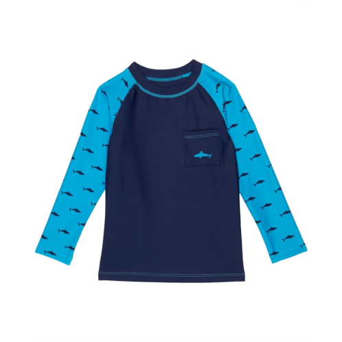 Hatley Kids Silhouette Sharks Long Sleeve Rashguard (Toddler/Little Kids/Big Kids)