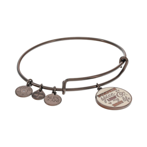 Alex and Ani Pumpkin Spice and Livin My Best Life Bracelet