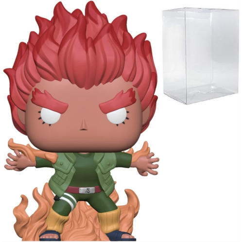POP Naruto Shippuden - Might Guy (Eight Inner Gates) Funko Vinyl Figure (Bundled with Compatible Box Protector Case), Multicolor, 3.75
