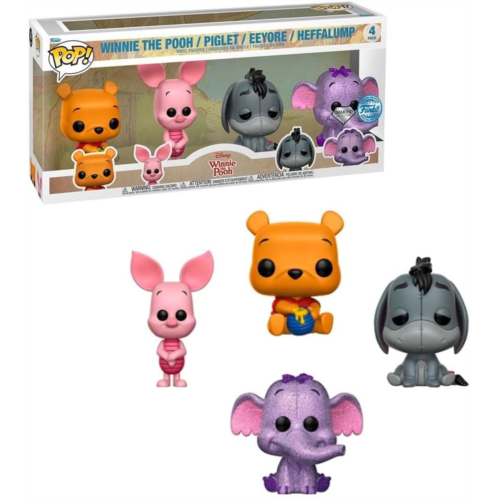 Funko Pop! Disney: Winnie The Pooh - Piglet - 4pk - Vinyl Collectible Figure - Gift Idea - Official Merchandise - Toy for Children and Adults - TV Fans - Model Figure for Collector