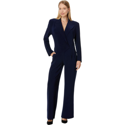 Norma Kamali Double Breasted Straight Leg Jumpsuit