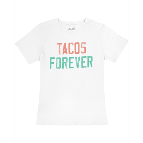 The Original Retro Brand Kids Tacos Forever Cotton Crew Neck Tee (Big Kids)