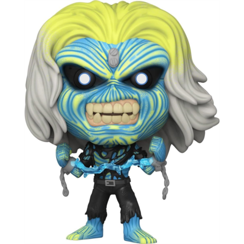 POP Rocks: Iron [Maiden] Eddie - Live After Death Funko Vinyl Figure (Bundled with Compatible Box Protector Case), Multicolored, 3.75 inches