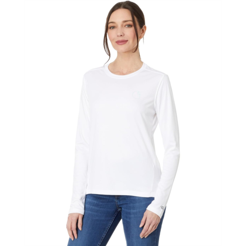 Womens Carhartt Force Sun Defender Lightweight Long Sleeve Graphic T-Shirt