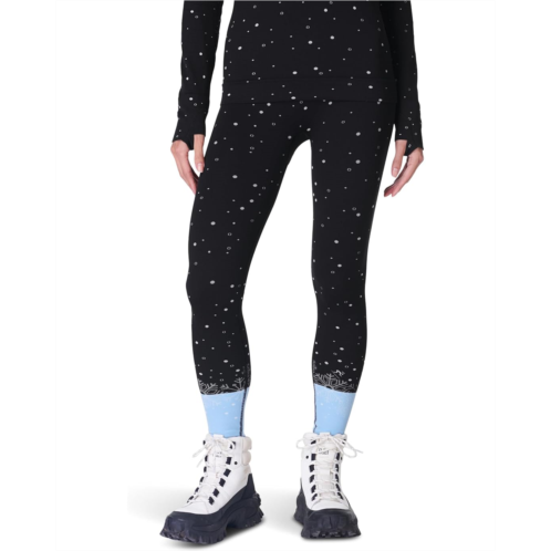 Womens Sweaty Betty Snowflake Base Layer Leggings