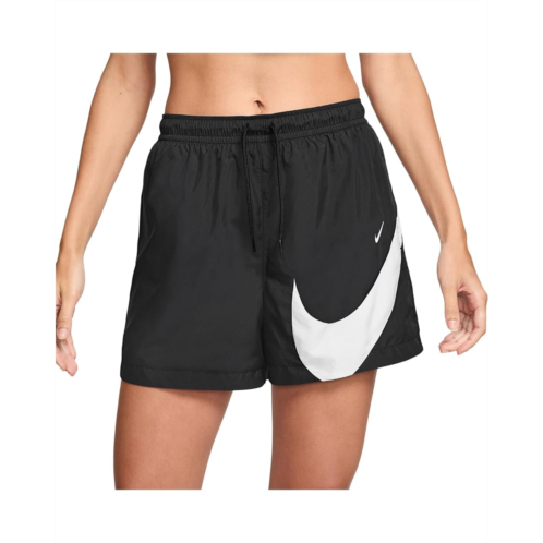 Womens Nike Sportswear Classic Woven Mid-rise 5 Logo Shorts