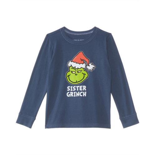 Life is Good Sister Grinch Long Sleeve Crusher Tee (Toddler/Little Kids/Big Kids)