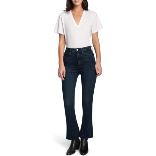 7 For All Mankind Ultra High-Rise Skinny Boot in No Filter Grace Blue