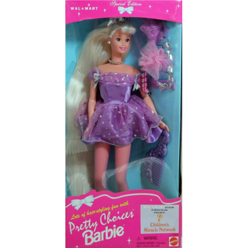 Pretty Choices Barbie Doll Pink Long Hair