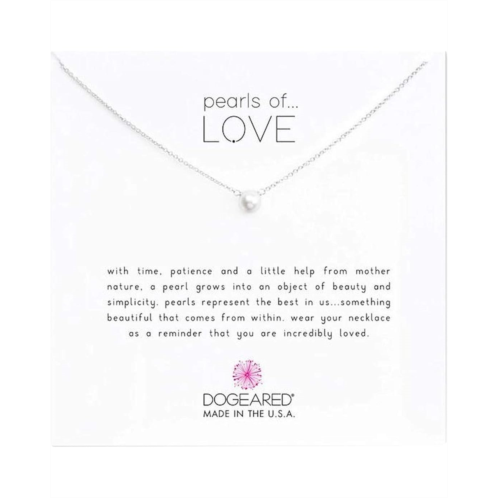 Dogeared Pearls of Love Small White Pearl Necklace
