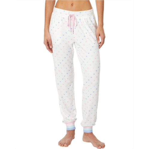 P.J. Salvage Womens PJ Salvage Mad Love Heart Joggers