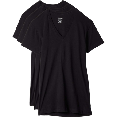 2(X)IST 3-Pack ESSENTIAL Slim Fit V-Neck T-Shirt