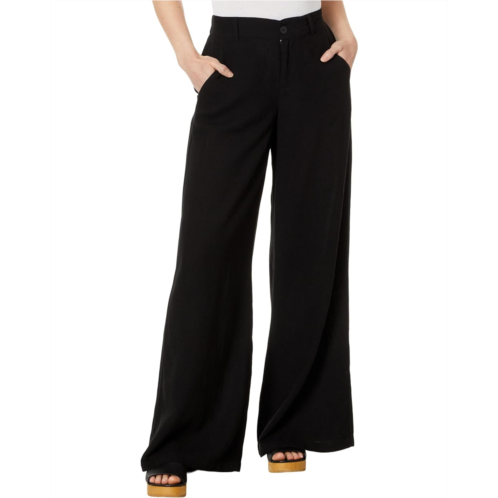 Womens NIC+ZOE 31 Rumba Linen Wide Leg Trousers