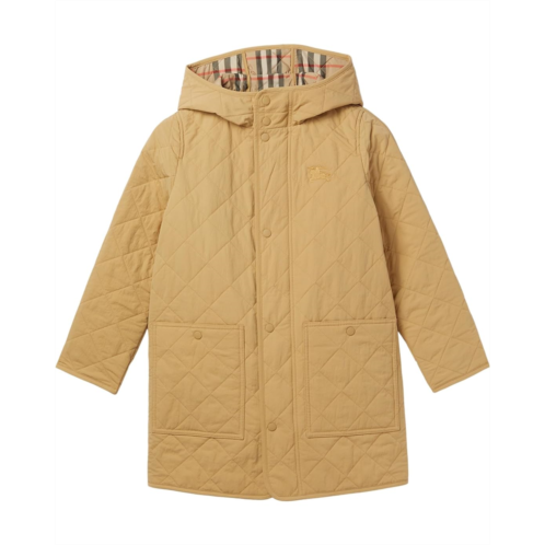 Womens Burberry Kids Harrison Quilted Jacket (big Kids)
