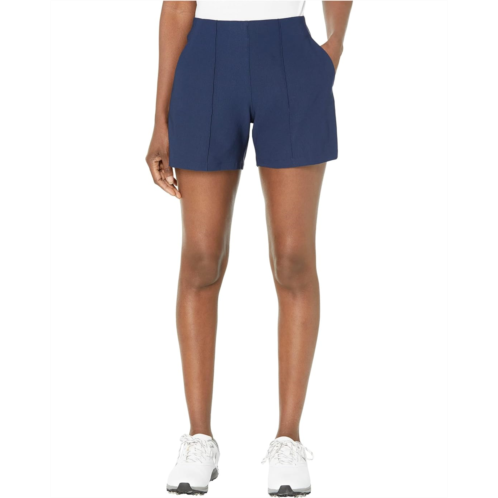 Womens adidas Golf Pin Tuck 5 Pull-On Shorts