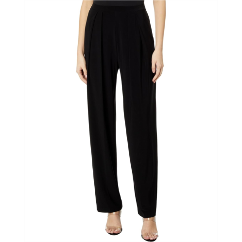 Norma Kamali Tapered Pleated Trouser