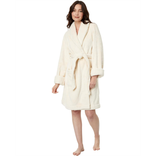 L.L.Bean Womens LLBean Wicked Plush Mid Length Robe
