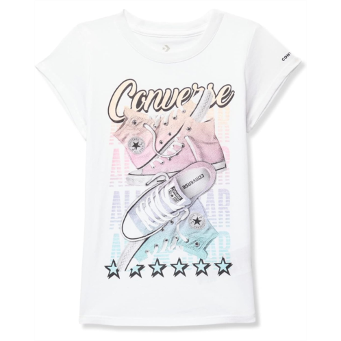 Converse Kids Prism Play Shoe Stack Tee (Little Kids)