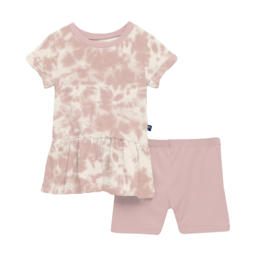 Kickee Pants Kids Print Short Sleeve Playtime Outfit Set (Toddler/Little Kids/Big Kids)
