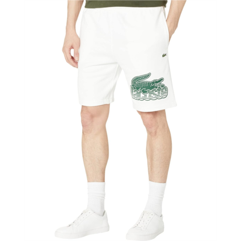 Lacoste Regular Fit Graphic Shorts with Adjustable Waist