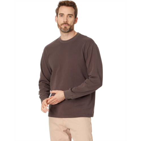 Mens Madewell Brushed Long-Sleeve Boxy Tee