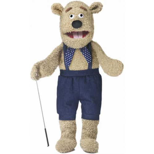 Silly Puppets 28 Silly Bear w/ Arm Rod, Full Body, Ventriloquist Style, Animal Puppet