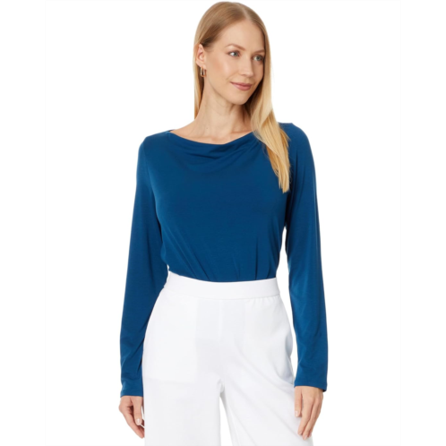 Womens Eileen Fisher Cowl Neck Top