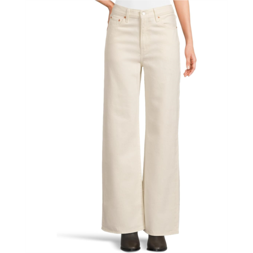 Womens Levis Premium Ribcage Wide Leg Jeans
