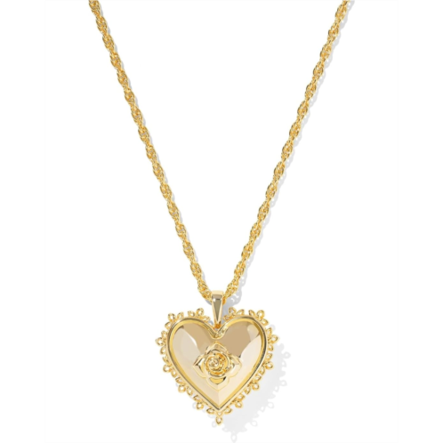 Kendra Scott Mallory Rose Locket Short Pendant Necklace