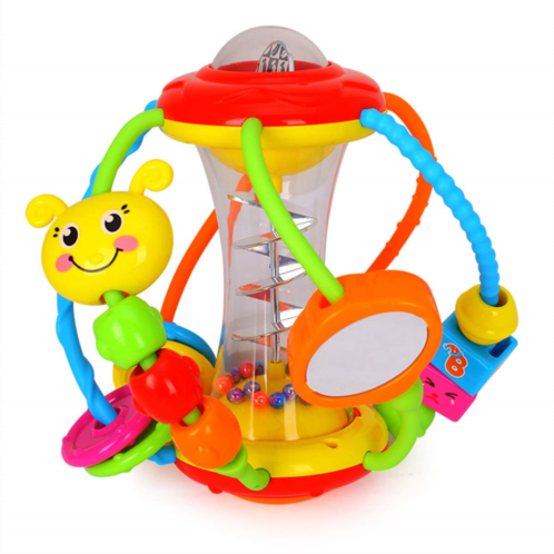 HOLA Baby Toys 6-12 Months+ Baby Toys 3-6 Months, Baby Rattles Activity Ball Infant Toys Shaker Grab Spin Crawling 6 Month Old Baby Toys 6 to 12 Months Baby Toys for 3, 6, 9, 12 Mo
