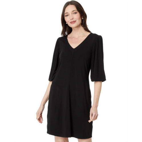 NICZOE V-Neck Femme Sleeve Dress