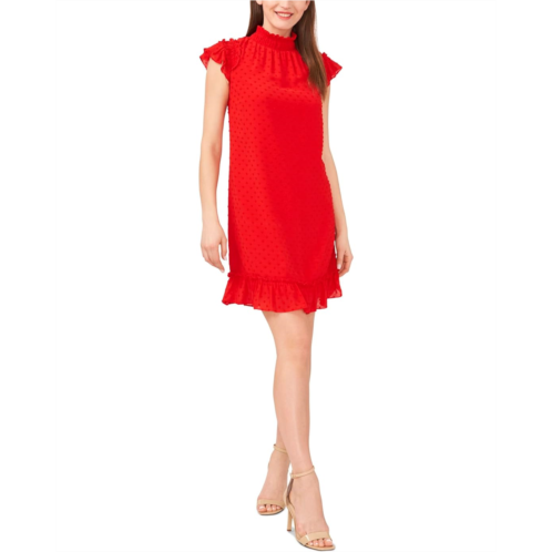 CeCe Mock Neck Clip Dress