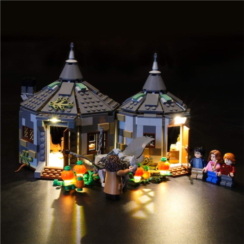 GEAMENT Light Kit for Hagrids Hut Buckbeaks Rescue - Compatible with Lego 75947 Toy Hut Building Set (Model Set Not Included)