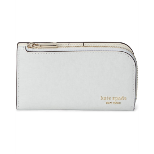 Kate Spade New York Devin Saffiano Leather Small Slim Bifold Wallet