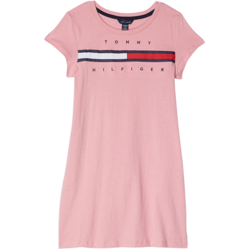 Tommy Hilfiger Kids Pieced Flag Tee Dress (Big Kids)