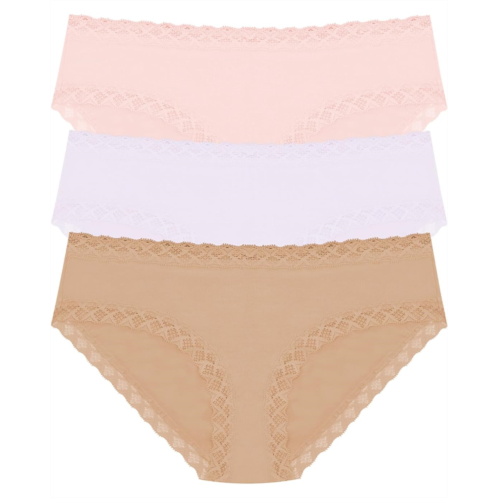 Womens Natori Bliss Cotton Girl Brief 3-Pack