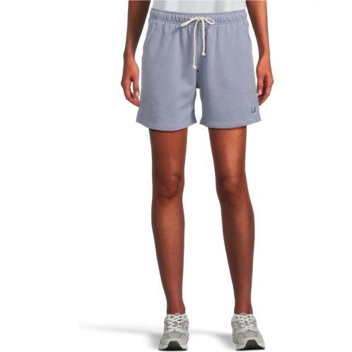 Womens New Balance Athletics French Terry Shorts