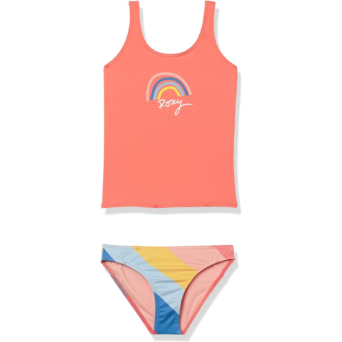 Roxy Kids Touch of Rainbow Tankini Swimsuit Set (Toddler/Little Kids/Big Kids)