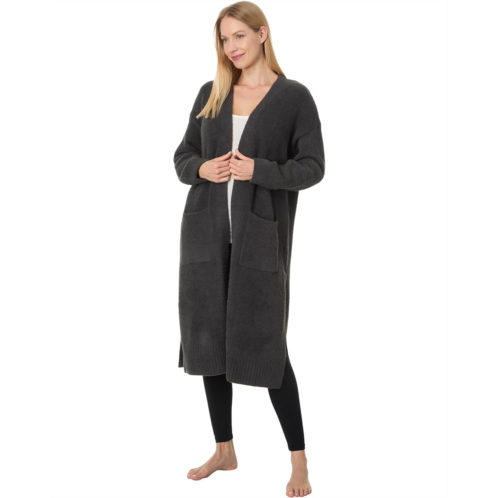 Womens Barefoot Dreams CozyChic Luxe High Slit Cardigan