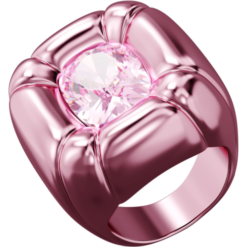 Swarovski Dulcis Cocktail Ring Jewelry Collection, Pink Crystals