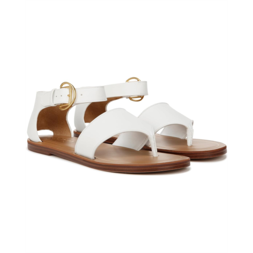 Franco Sarto Ruth Ankle Strap Thong Flat Sandals