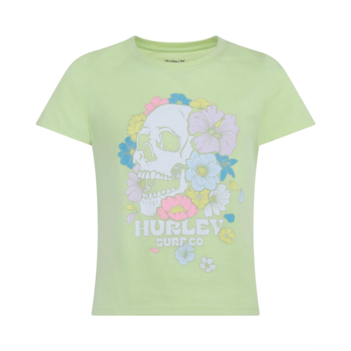 Hurley Kids Become the Flowers Baby Tee (Big Kid)