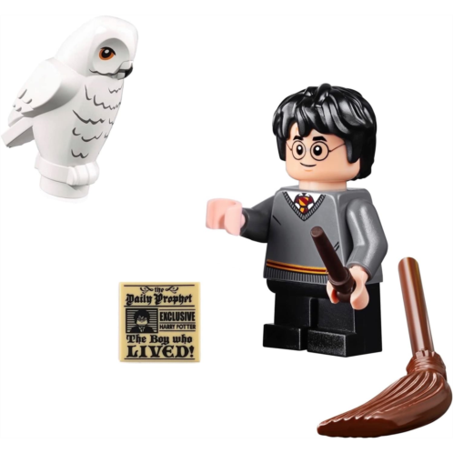 LEGO 2018 Harry Potter Minifigure - Harry Potter (with Owl, Broom & Wand) 75954