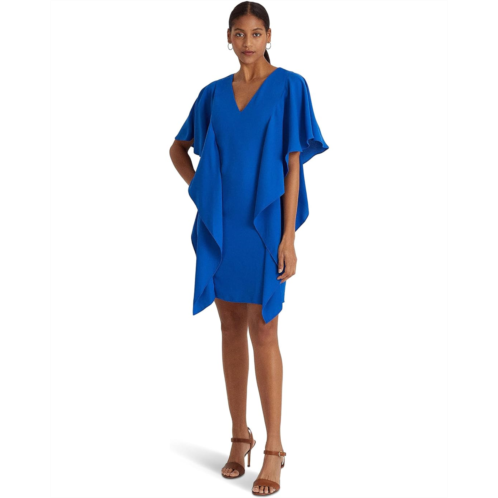 POLO RALPH LAUREN Womens Lauren Ralph Lauren Georgette Caftan Cocktail Dress